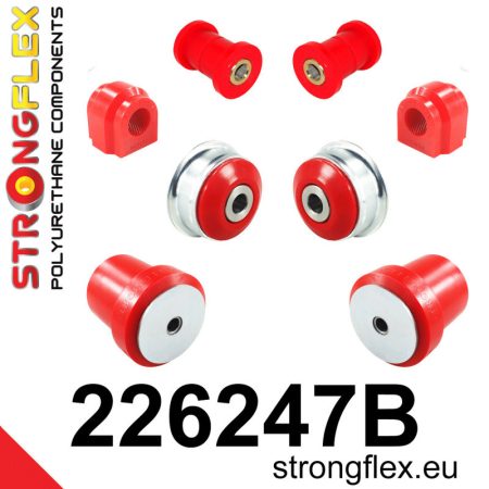 Első felfüggesztés és hátsó híd szilent készlet 